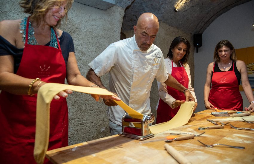 Aula de Fazer Massa em Roma